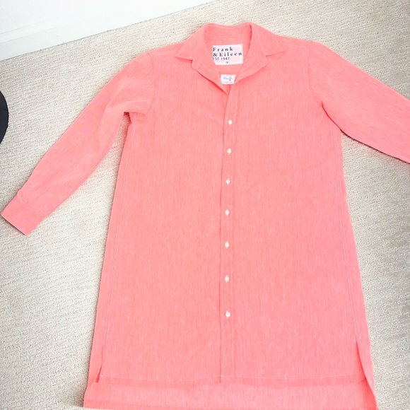 Frank & Eileen Light Coral Shirt - Picture 4 of 5